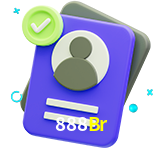 Tornar-se um membro do 888Br é muito simples